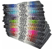 Yoga Blanket Traditional Style No Tassels #3